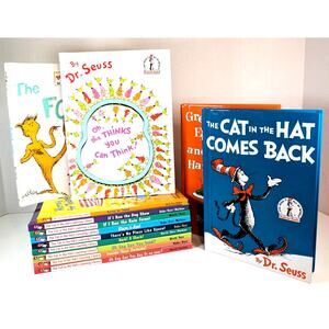 Lot of 13 Dr. Seuss: Cat in the Hat Learning Library + Beginner Books Series HC